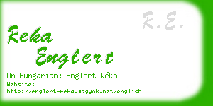 reka englert business card