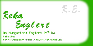 reka englert business card